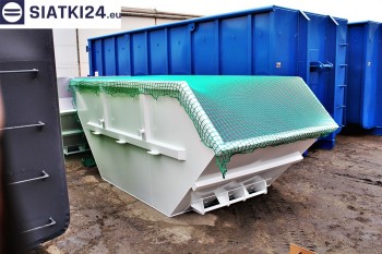 Siatki Rogoźno - Siatka przykrywająca na kontener - zabezpieczenie przewożonych ładunków dla terenów Rogoźno